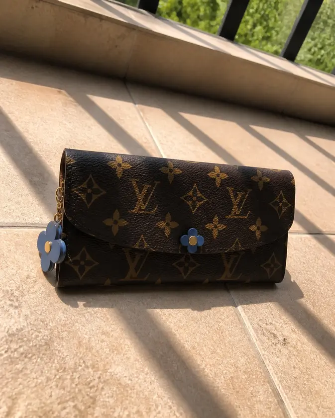 2019 Monogram Canvas Emilie Wallet-Bleu Jean M63895 photo review