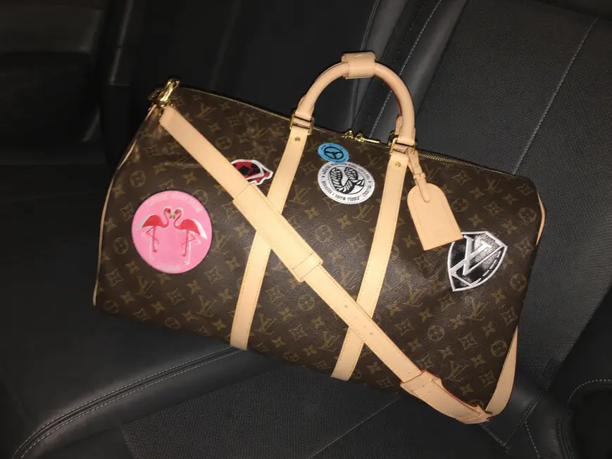 Premium 2017 Hotel Stickers Keepall Bandouliere 50 M41441 photo review