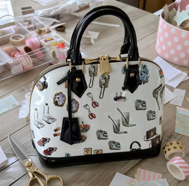 2015 Monogram New Sticker Vernis Alma PM M50466 photo review