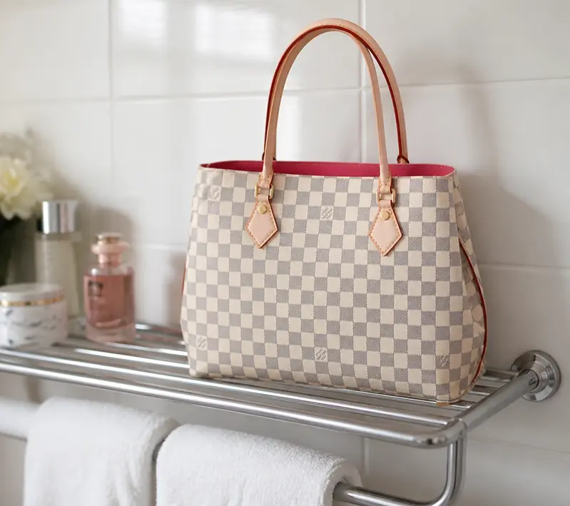 Monogram Damier Azur Calvi Handbag N41449 photo review