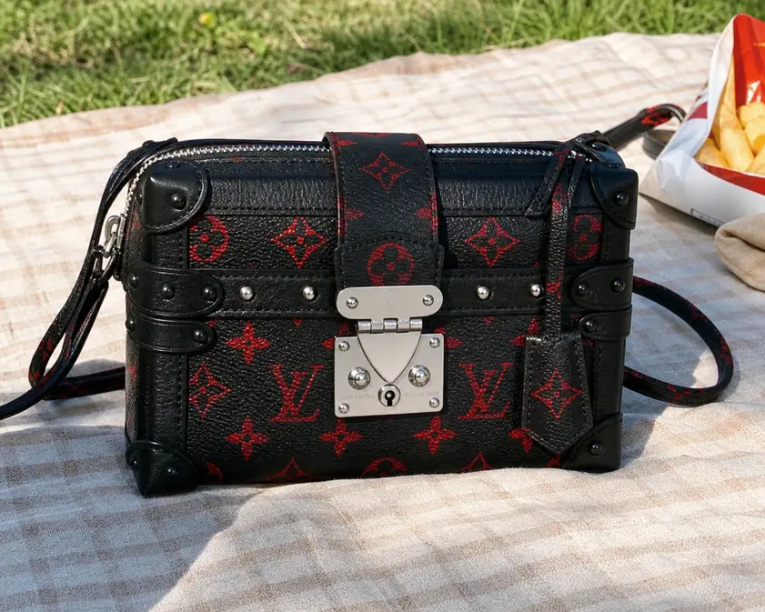 2015 Monogram Petite Malle Soft Infrarouge Bag MM M50311-1 photo review