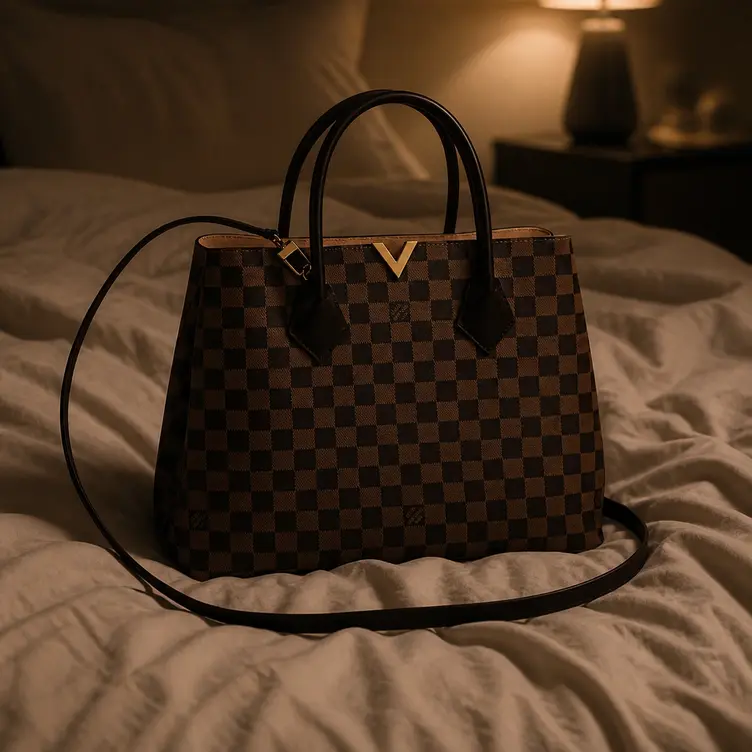 2015 Damier Ebene Kensington Bag N41435 photo review