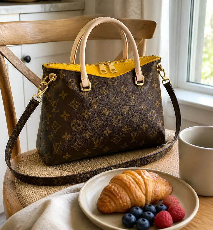 2015 Monogram Pallas handbag BB-Yellow M41243-1 photo review