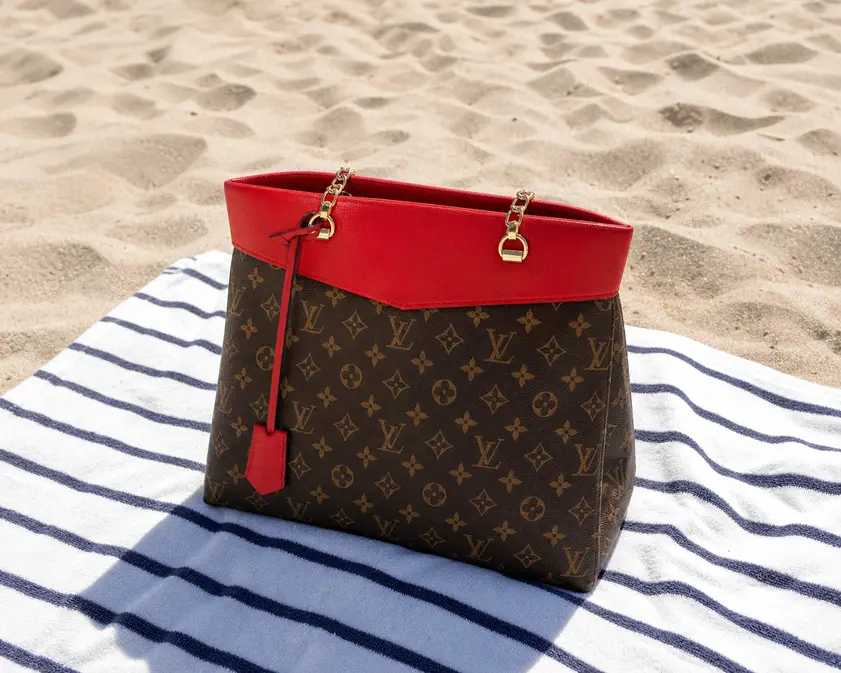 2015 Fall Monogram Pallas Shopper-Cherry M51197 photo review