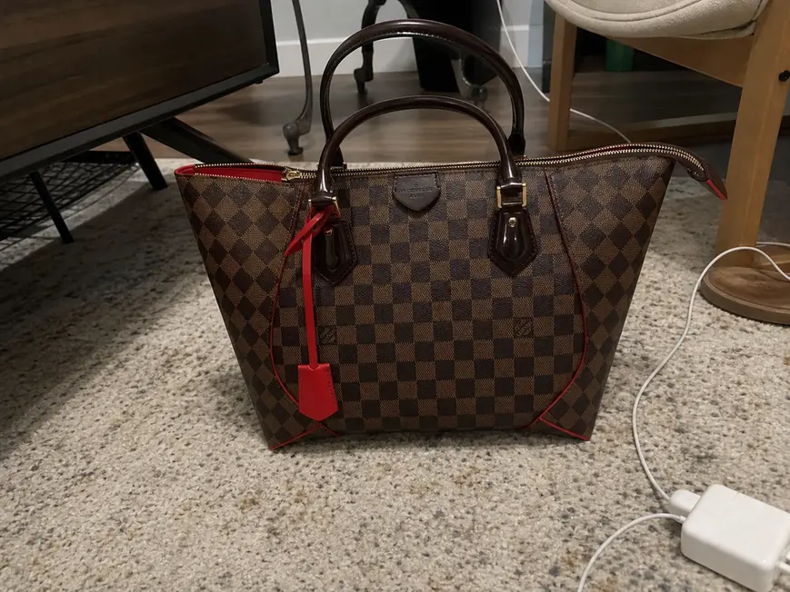 2015 Limited Damier Ebene Caissa MM N41548 photo review