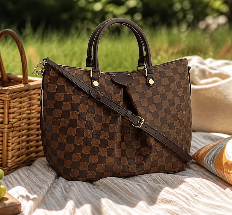 2015 France Edition Damier Ebene Siena PM N41545 photo review