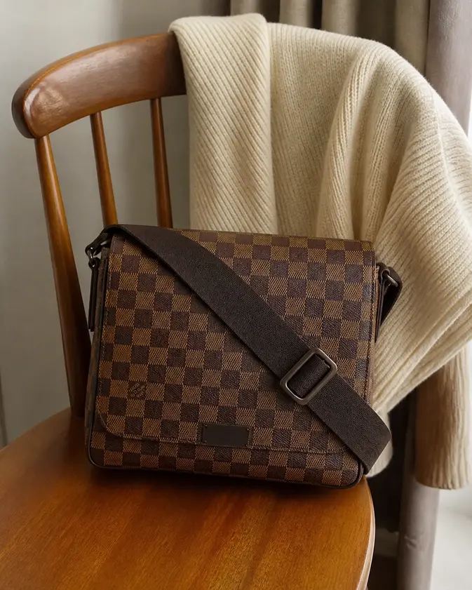 Damier Ebene District PM Bag N41213 photo review