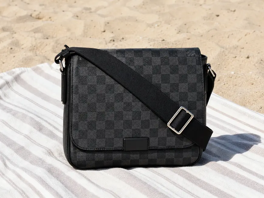 2015 Men's Damier Graphite District PM N41260 photo review