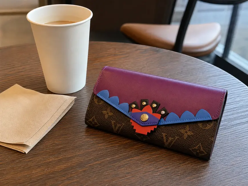 Fall Monogram Totem Sarah Wallet-2 Colors M61347 photo review