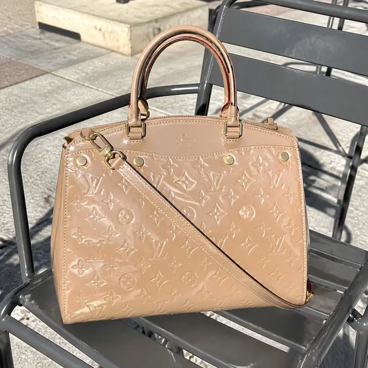2015 Monogram Vernis Brea MM Handbag-MORDORE M50658 photo review