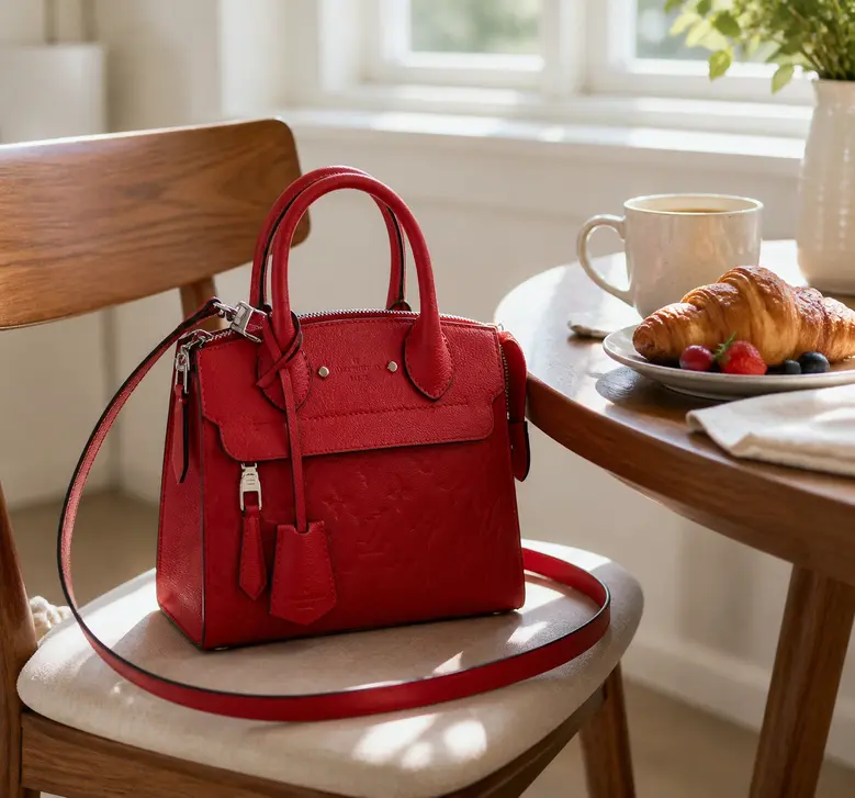 2016 Empreinte Pont Neuf Mini Handbag-Red M41747 photo review