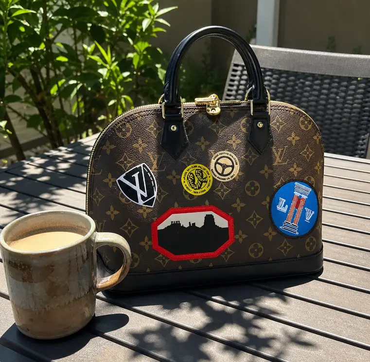 2016 Monogram Canvas Art Deco Alma Handbags M42839-1 photo review