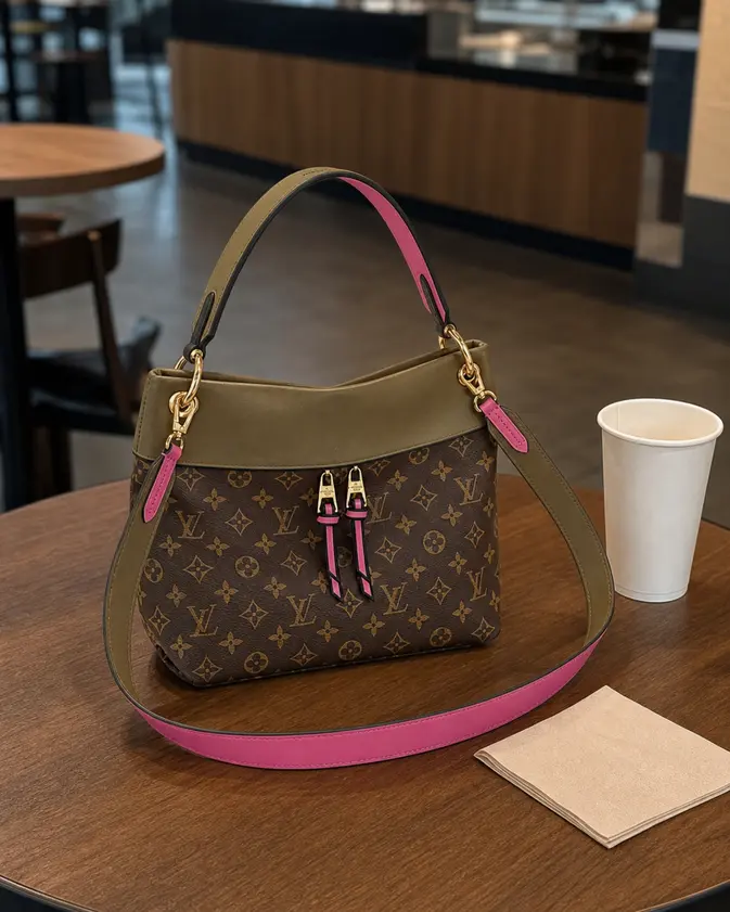 2017 Monogram Tuileries Besace Handbag-Khaki M43159 photo review