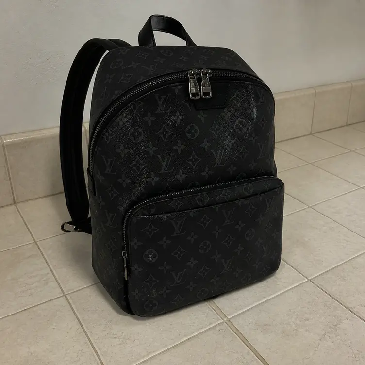 2017 Premium Men Monogram Eclipse Apollo Backpack M43186 photo review