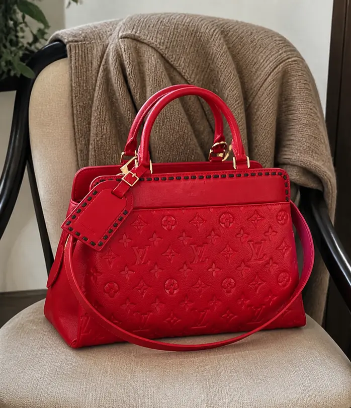 2017 Premium Monogram Empreinte Vosges MM-Red M41492 photo review