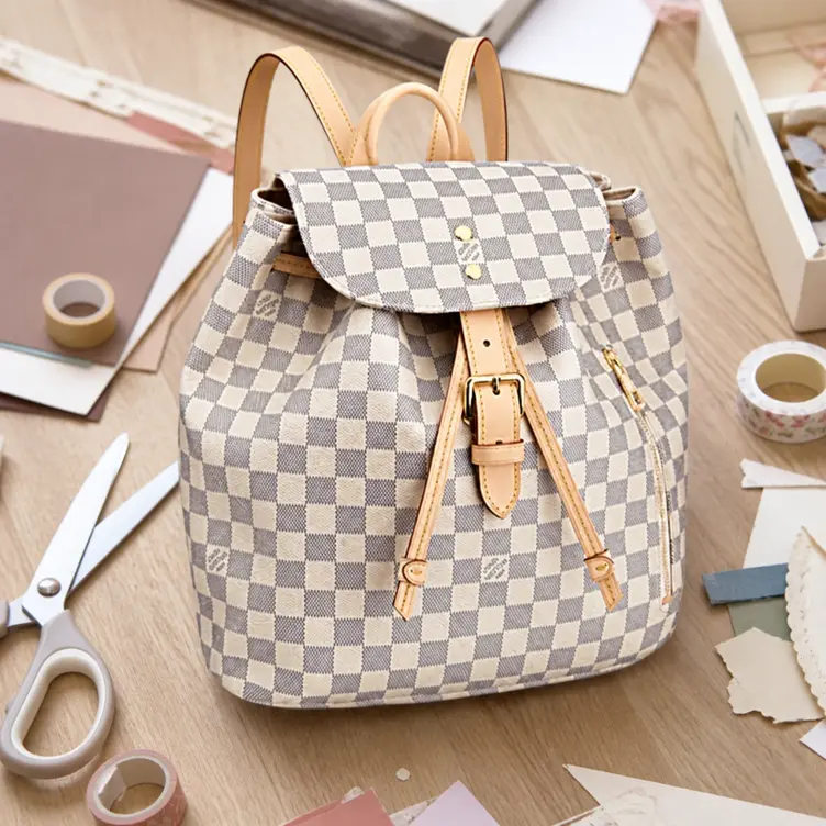 2017 Premium Damier Azur Canvas Sperone Backpack N41578-p photo review