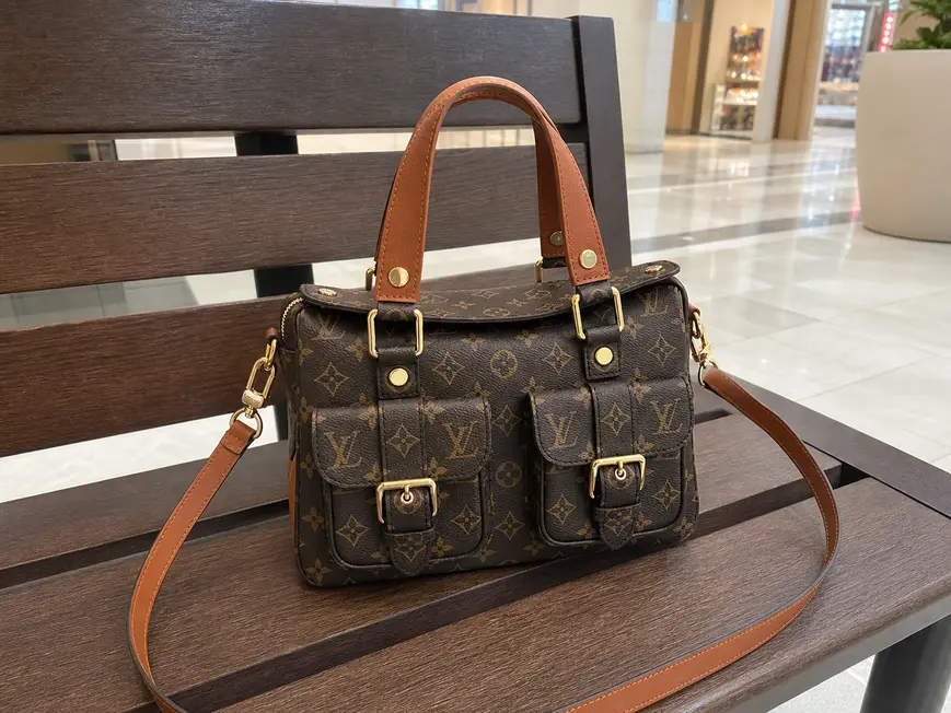 2017 Premium Monogram Canvas Manhattan Bag M43481 photo review
