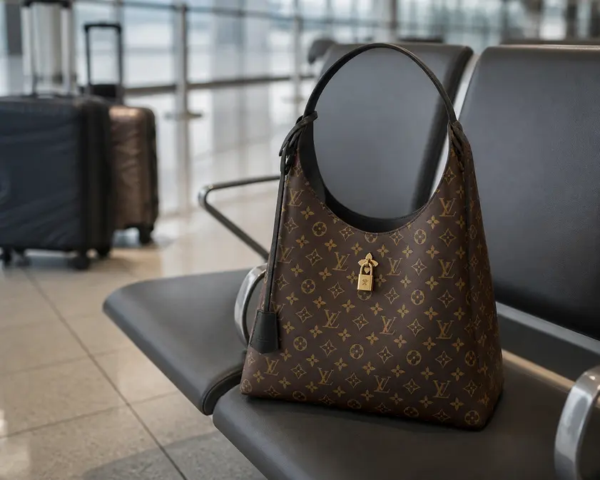 2018 Premium Flower Monogram Hobo handbag-Black M43545 photo review