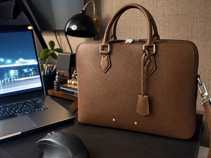 2018 Men Armand Briefcase PM M53489 photo review