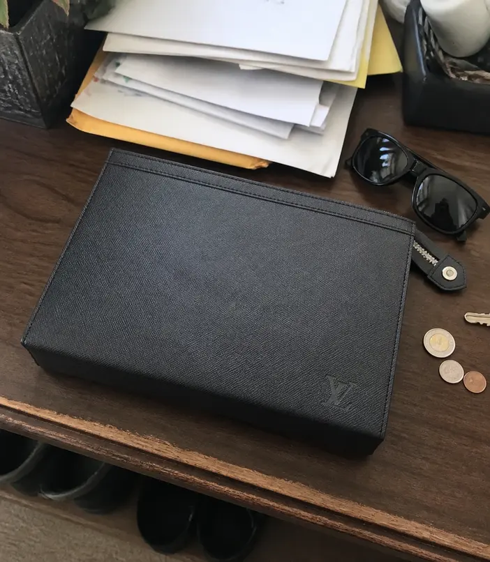 2018 Men Pochette Voyage MM Ardoise M30675 photo review