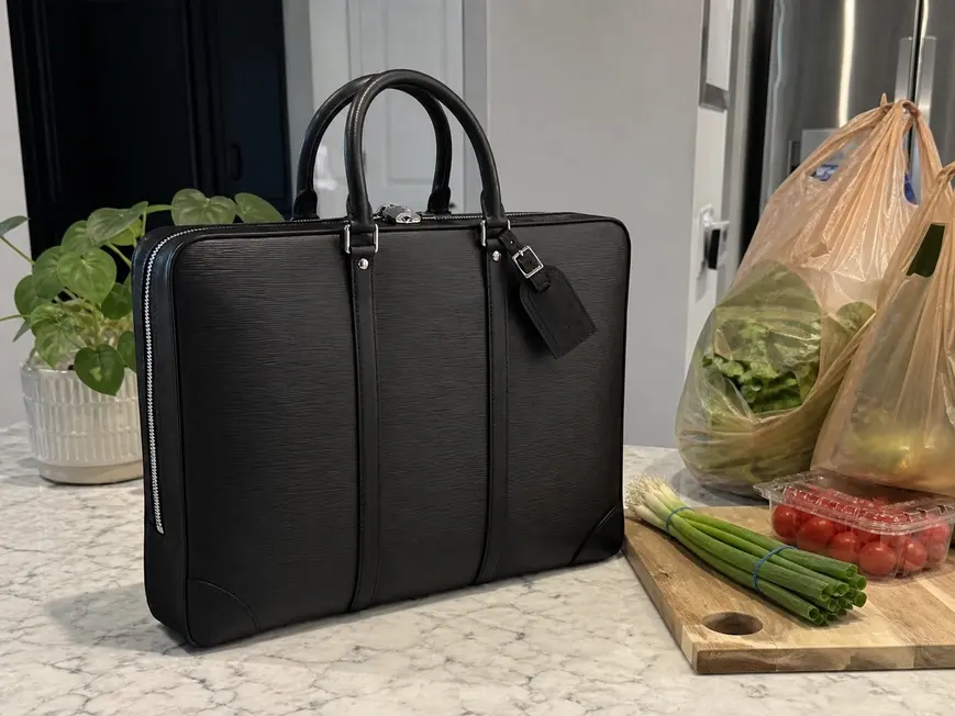 2018 Men Porte-Documents Voyage Epi Leather M41478 photo review