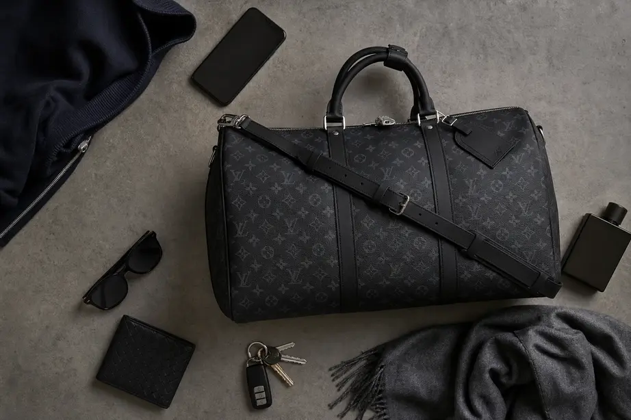 2016 Premium Men Monogram Keepall 45 Bandouliere M40569 photo review