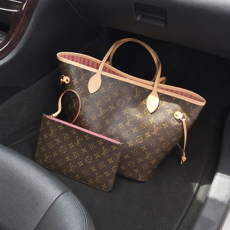 2015 Monogram Neverfull MM with pochette-Rose Ballerine M50366 photo review