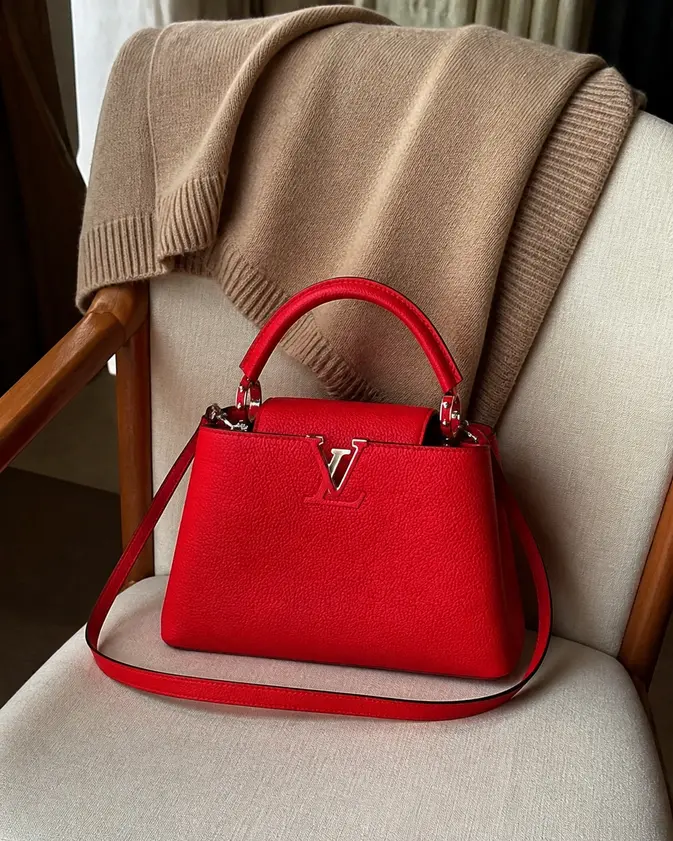 2015 Capucines BB Handbag-Red M94636 photo review