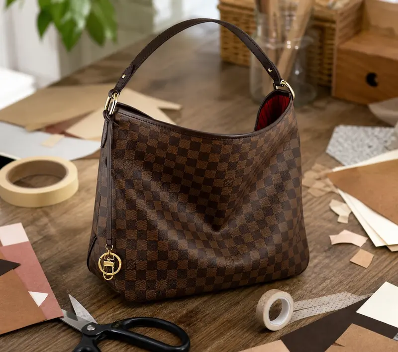 2015 Damier Canvas Delightful MM N41460 photo review