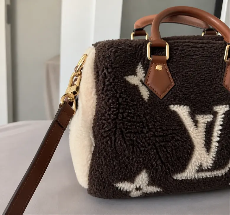 2019 Monogram LV Teddy Limited Edition Speedy Bandouliere 25-Brown M55422 photo review