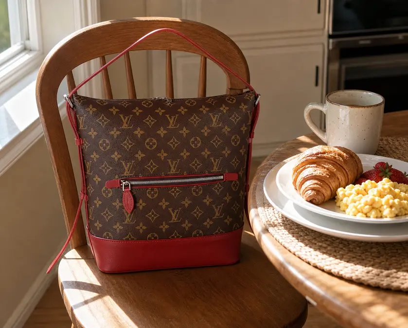Monogram 2015 Monogram Canvas DIANE Bag-Red N41544-2 photo review