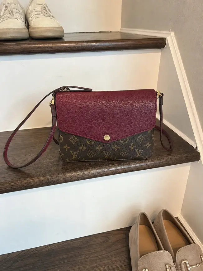 Monogram Canvas Twinset Cross-body Bag-Aurore M50185-1 photo review