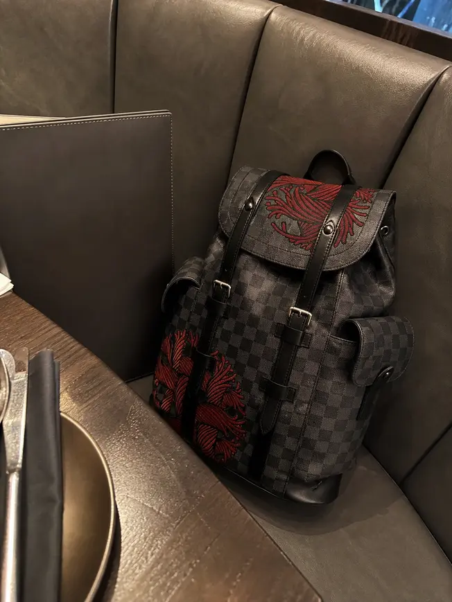 Premium 2016 Damier Graphite Christopher Backpack PM N41709 photo review