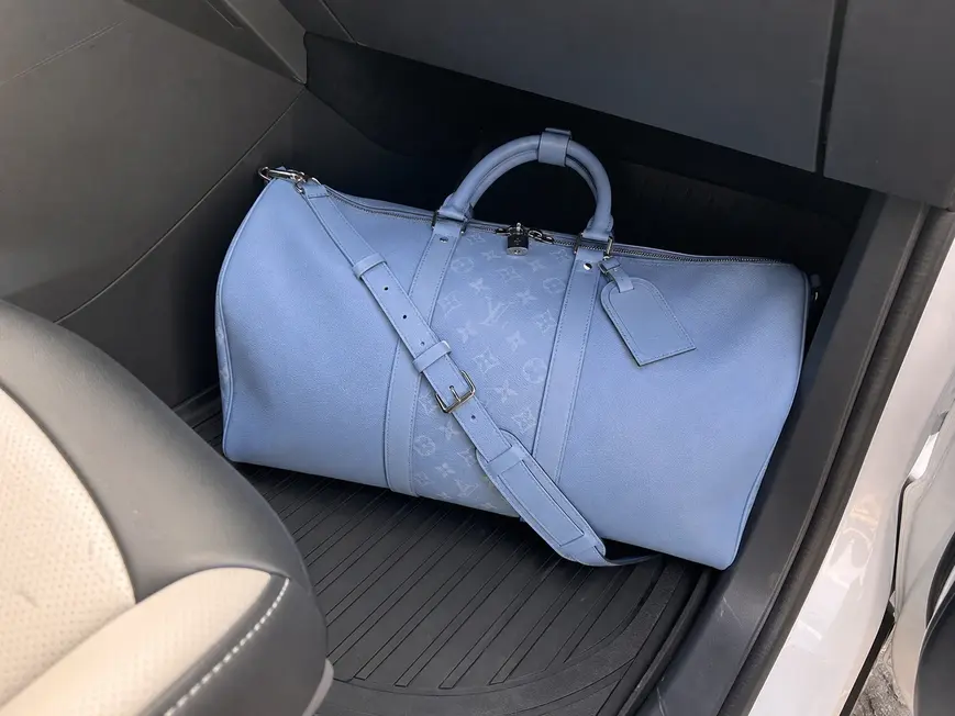 Keepall Bandouliere 50 Blue M14122 photo review